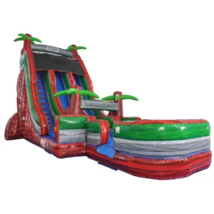 22'H 2-Lane Fire Slide W n D