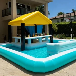 Inflatable Pool Bar PVC Durable Kids Outdoor